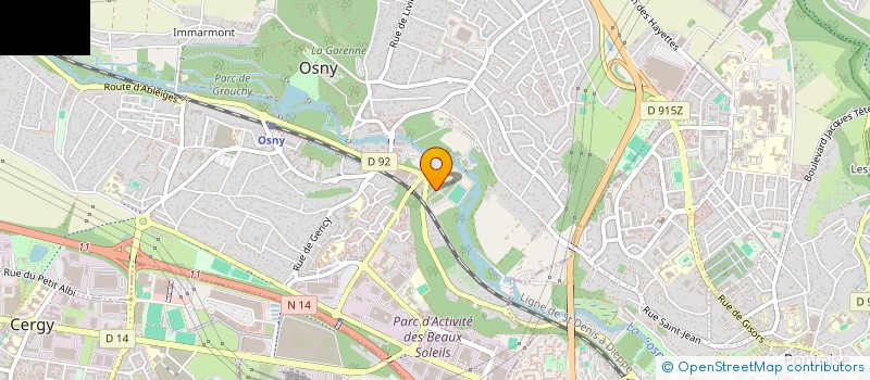 localisation de l'entreprise ASSOCIATION NOTRE DAME DES APOTRES  OSNY