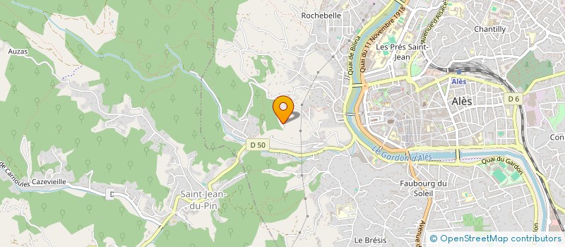 localisation de l'entreprise ASSOCIATION NOTRE DAME DES MINES  ALES