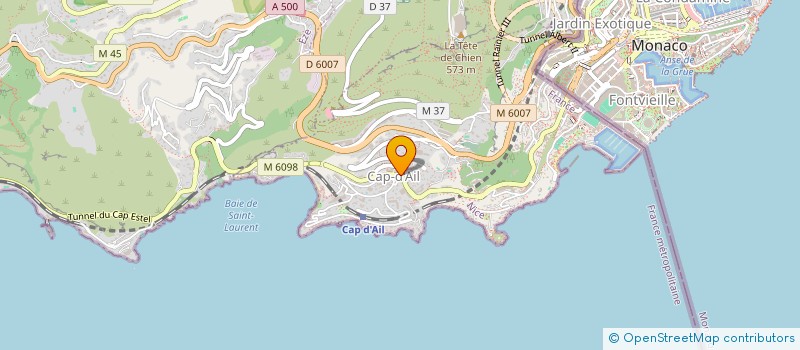 localisation de l'entreprise ASSOCIATION NOTRE-DAME DU CAP FLEURI  CAP-D'AIL