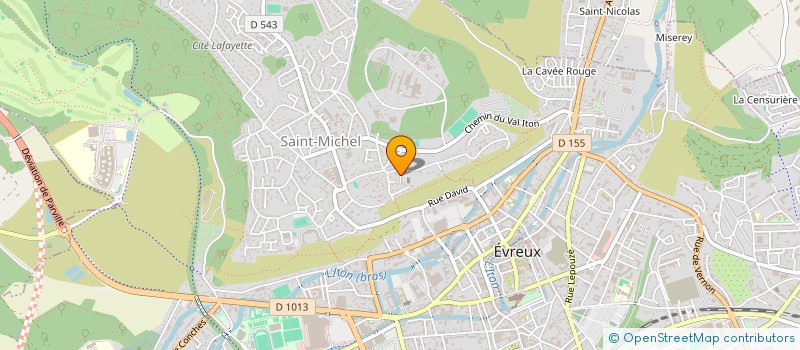 localisation de l'entreprise ASSOCIATION NOTRE DAME DU FIAT à EVREUX