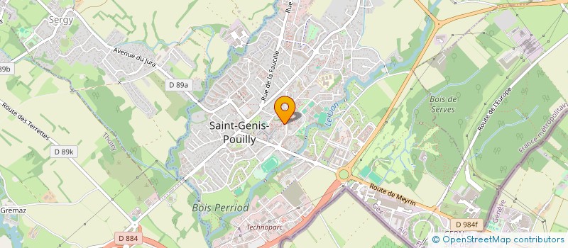 localisation de l'entreprise ASSOCIATION NOTRE DESTIN à SAINT-GENIS-POUILLY