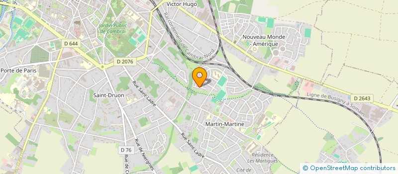 localisation de l'entreprise ASSOCIATION NOTRE PILIER GIGI à CAMBRAI