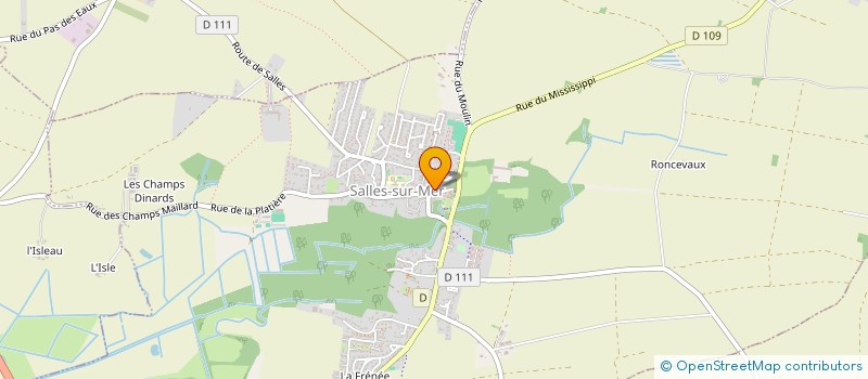 localisation de l'entreprise ASSOCIATION NOTRE TRANSAT  SALLES-SUR-MER