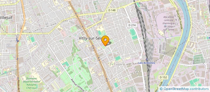 localisation de l'entreprise ASSOCIATION NOU K'MOOV à VITRY-SUR-SEINE