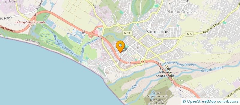 localisation de l'entreprise ASSOCIATION NOU LE LA à SAINT-LOUIS