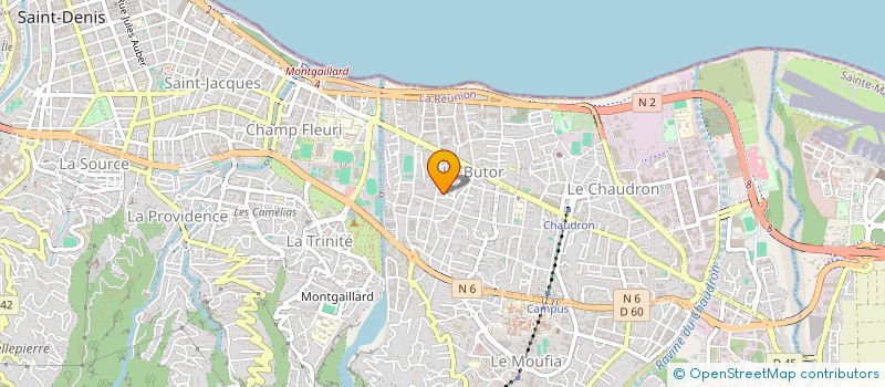 localisation de l'entreprise ASSOCIATION NOU VE BOUZE à SAINT-DENIS