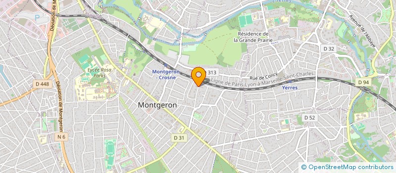 localisation de l'entreprise ASSOCIATION NOULDA DIASPORA  MONTGERON