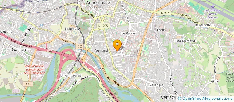 localisation de l'entreprise ASSOCIATION NOUR CULTURE  ANNEMASSE