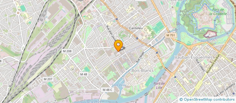 localisation de l'entreprise ASSOCIATION NOUS RESTONS CHEZ NOUS à LILLE