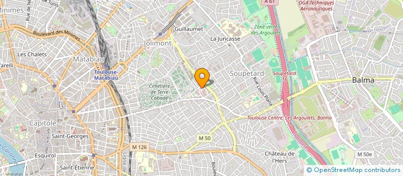 localisation de l'entreprise ASSOCIATION NOUS VOS SERVICES  TOULOUSE