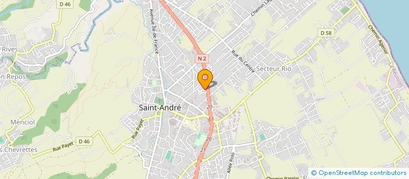 localisation de l'entreprise ASSOCIATION NOUT KARTIE EN ACTION  SAINT-ANDRE