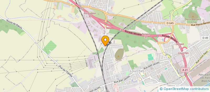 localisation de l'entreprise ASSOCIATION NOUVEAU REGARD  ESCAUDAIN