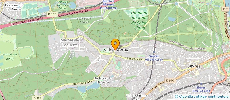 localisation de l'entreprise ASSOCIATION NOUVEAUW MONDES à VILLE-D'AVRAY