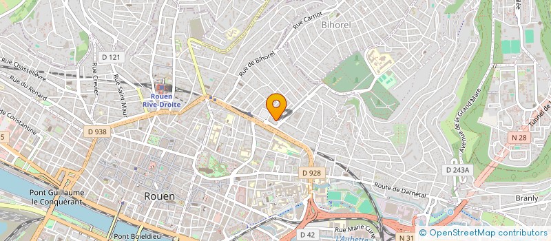 localisation de l'entreprise ASSOCIATION NOUVEAUX INTERPRETES à ROUEN