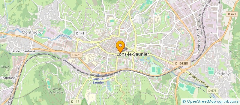 localisation de l'entreprise ASSOCIATION NOUVEAUX MONDES à LONS-LE-SAUNIER
