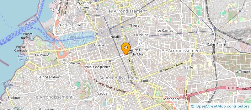 localisation de l'entreprise ASSOCIATION NOUVELLE ACROPOLE MARSEILLE à MARSEILLE