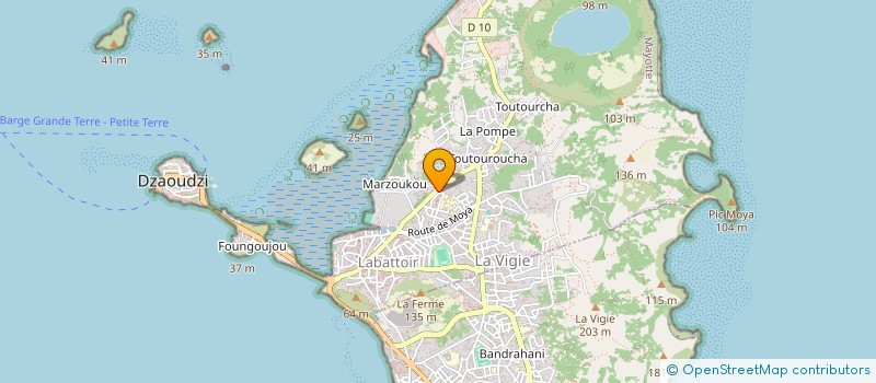 localisation de l'entreprise ASSOCIATION NOUVELLE ASSEMBLE DE KONIENS A MAYOTTE ( A N E K M ) à DZAOUDZI