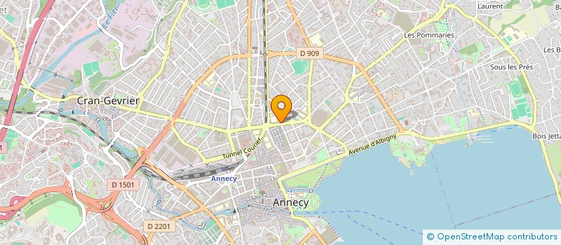 localisation de l'entreprise ASSOCIATION NOUVELLE DE LA BIBLIOTHEQUE DES CLASSES PREPARATOIRES à ANNECY