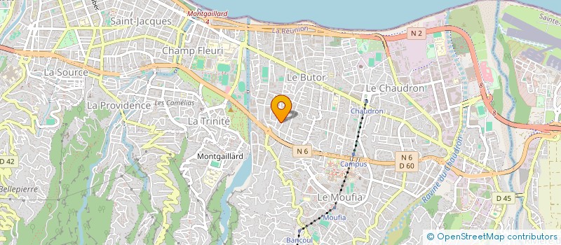 localisation de l'entreprise ASSOCIATION NOUVELLE REPUBLIQUE DES JEUNES DE SAINT-DENIS à SAINT-DENIS