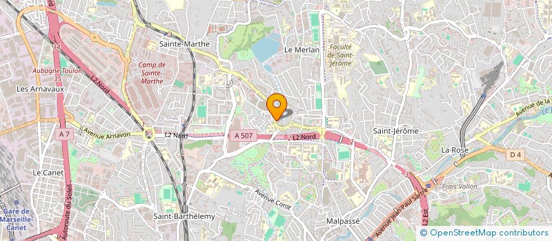 localisation de l'entreprise ASSOCIATION NOUVELLES INITIATIVES à MARSEILLE