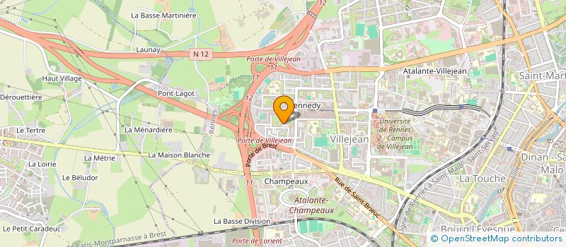localisation de l'entreprise ASSOCIATION NOVILLON FRANCE  RENNES