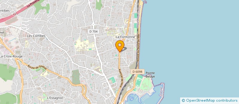 localisation de l'entreprise ASSOCIATION NSA LISTE STUDENT  ANTIBES