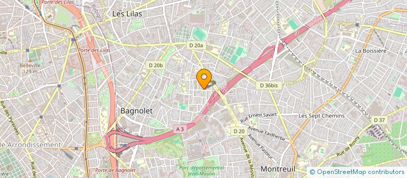 localisation de l'entreprise ASSOCIATION NTO MI à BAGNOLET