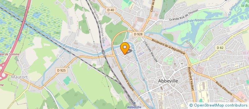 localisation de l'entreprise ASSOCIATION NUANCES à ABBEVILLE