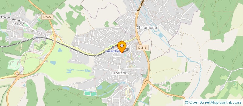localisation de l'entreprise ASSOCIATION NUDGE à LUZARCHES