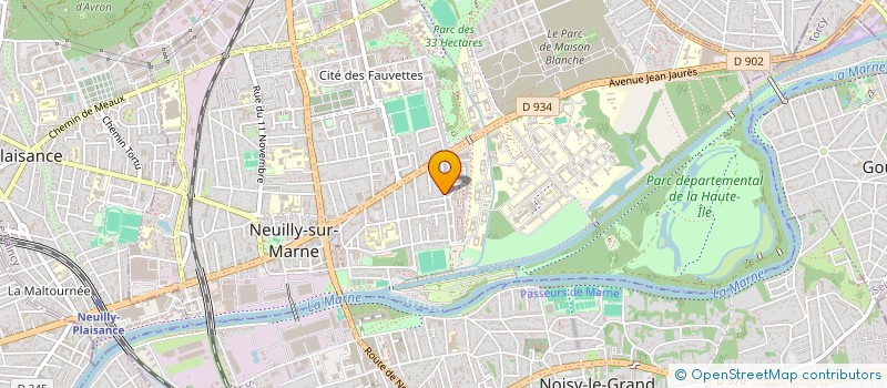 localisation de l'entreprise ASSOCIATION NUEVO à NEUILLY-SUR-MARNE