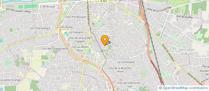 localisation de l'entreprise ASSOCIATION NUKED - KLAN à ORLEANS