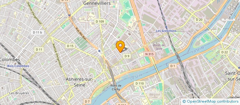 localisation de l'entreprise ASSOCIATION NUMISMATIQUE GENNEVILLIERS à GENNEVILLIERS