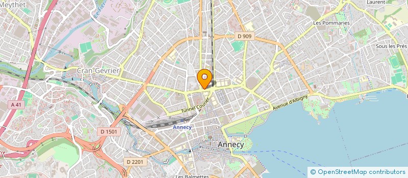 localisation de l'entreprise ASSOCIATION NUMISMATIQUE SAVOYARDE à ANNECY