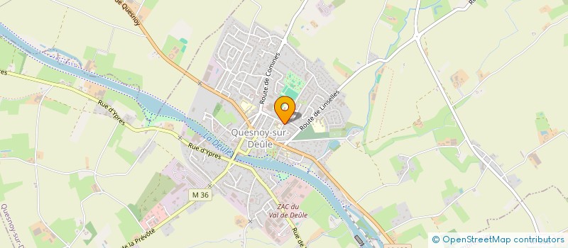 localisation de l'entreprise ASSOCIATION NUWART THERAPIE  QUESNOY-SUR-DEULE