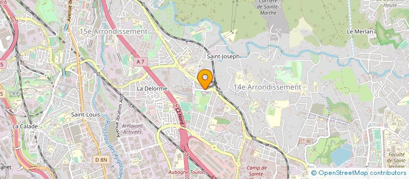 localisation de l'entreprise ASSOCIATION NYA DZIMA DE SAMBA  MARSEILLE