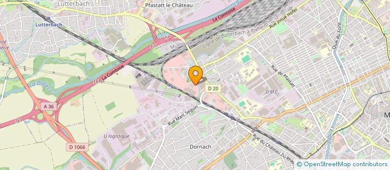 localisation de l'entreprise ASSOCIATION O  MULHOUSE