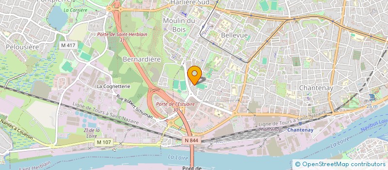localisation de l'entreprise ASSOCIATION O BOULEAU à NANTES