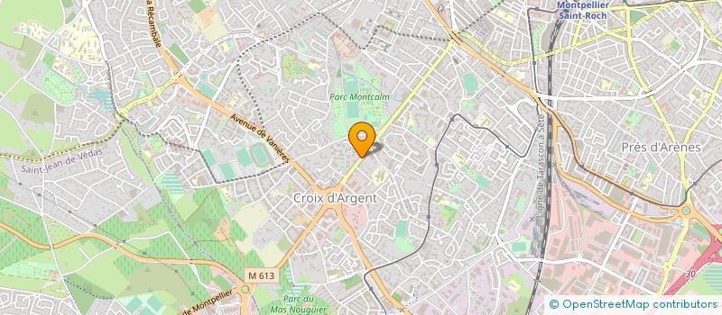 localisation de l'entreprise ASSOCIATION O.C LANGUEDOC ROUSSILLON  MONTPELLIER