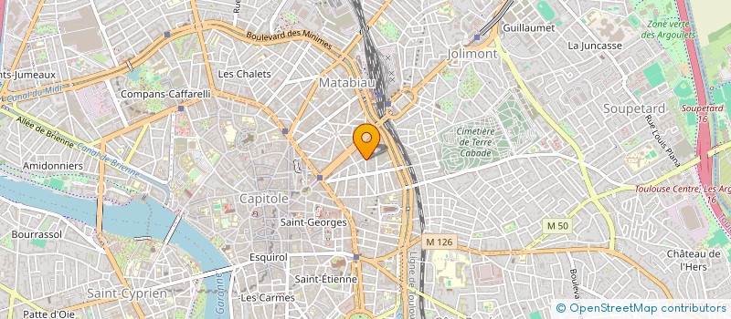 localisation de l'entreprise ASSOCIATION O (R) SOURCES. ORIGINES ET CULTURES D'ICI ET D'AILLEURS à TOULOUSE