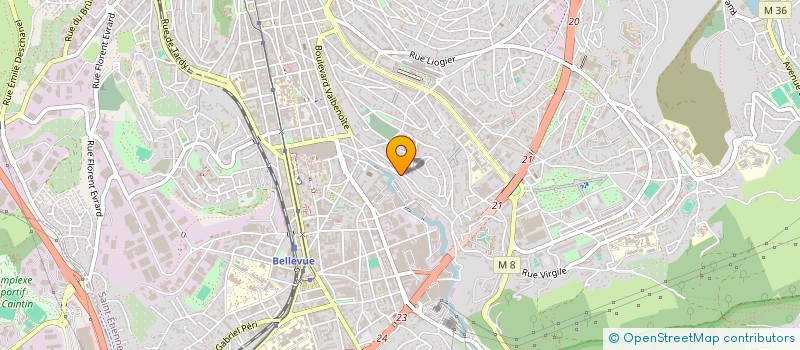 localisation de l'entreprise ASSOCIATION O'TANGA  SAINT-ETIENNE