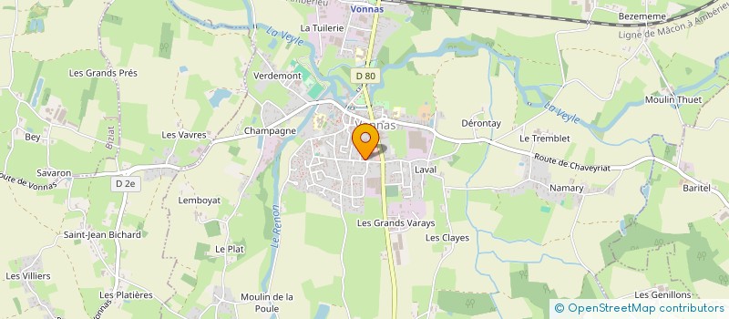 localisation de l'entreprise ASSOCIATION O'TRE'MENT à BOURG-EN-BRESSE