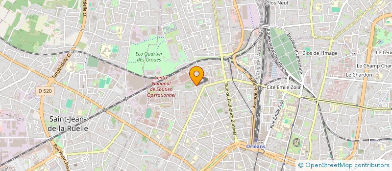localisation de l'entreprise ASSOCIATION OAZIS à ORLEANS