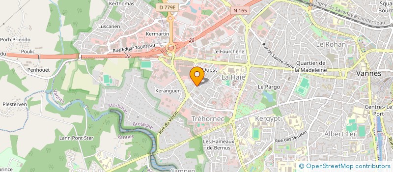 localisation de l'entreprise ASSOCIATION OBESITE BRETAGNE SUD à VANNES