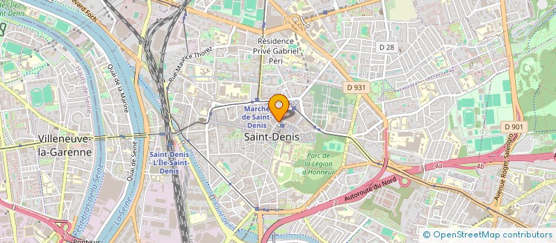 localisation de l'entreprise ASSOCIATION OBJECTIF EMPLOI à SAINT-DENIS