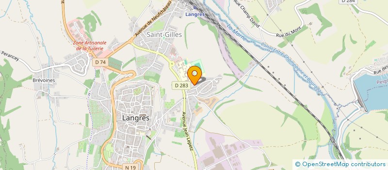 localisation de l'entreprise ASSOCIATION OBJECTIF OULAN BATOR à LANGRES
