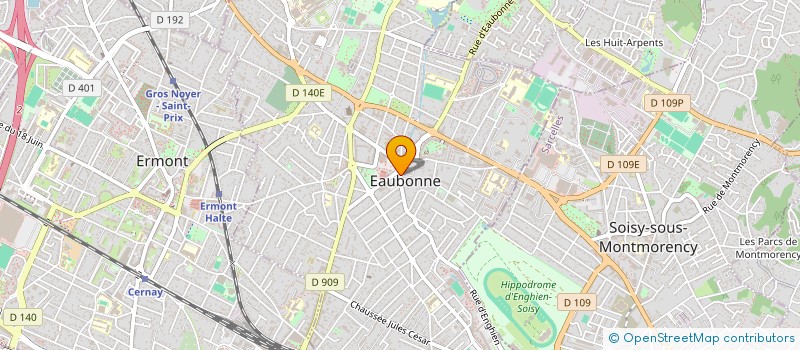 localisation de l'entreprise ASSOCIATION  OBJECTIF REUSSITE à EAUBONNE