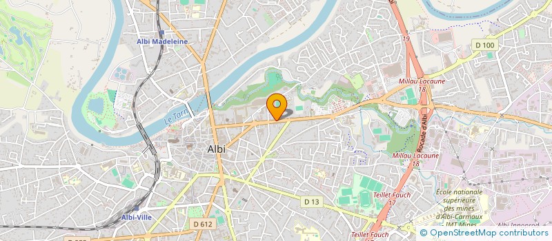 localisation de l'entreprise ASSOCIATION  OBLATS DE SAINT BENOIT D' ALBI à ALBI