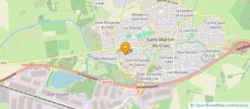 localisation de l'entreprise ASSOCIATION OBSERV-A à SAINT MARTIN DE CRAU