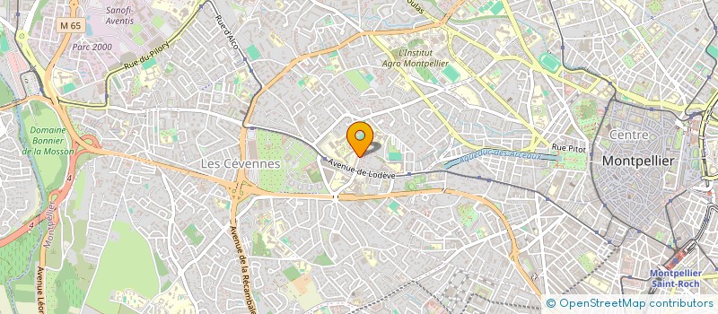 localisation de l'entreprise ASSOCIATION OBSERVATOIRE DES ALIMENTS à MONTPELLIER
