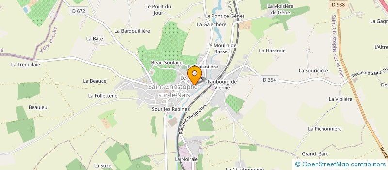 localisation de l'entreprise ASSOCIATION OBSTINATIO MUSICAE  SAINT-CHRISTOPHE-SUR-LE-NAIS